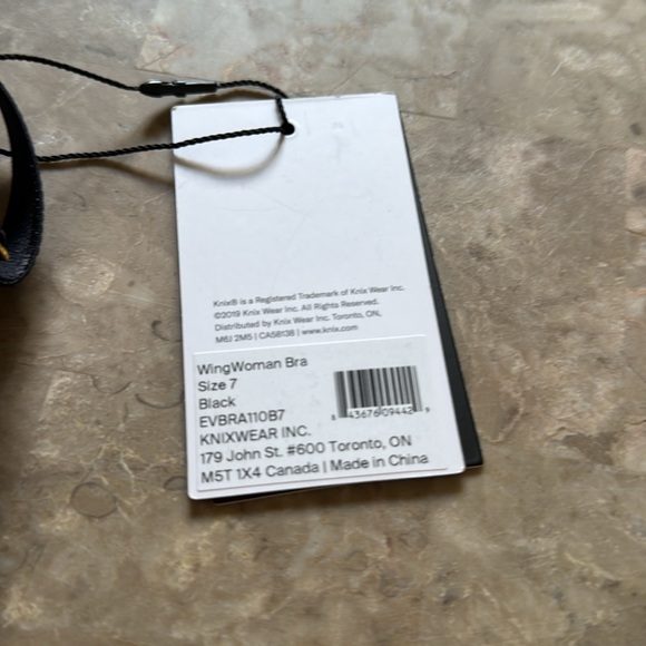Knix Black WingWoman Seamless Bra Size 7 - Picture 8 of 8